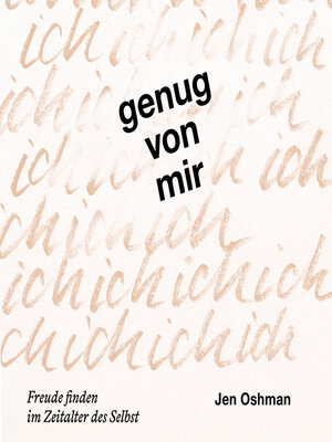 cover image of Genug von mir